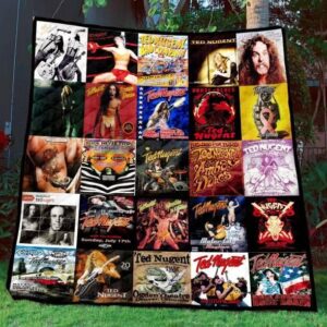 Ted Nugent Quilt Blanket  Limited Quilt Blanket